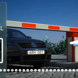 Vehicle Boom Gate with RFID and Number Plate Recognition