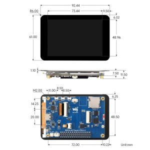 Esp32-s3 touch screen 7 inch display