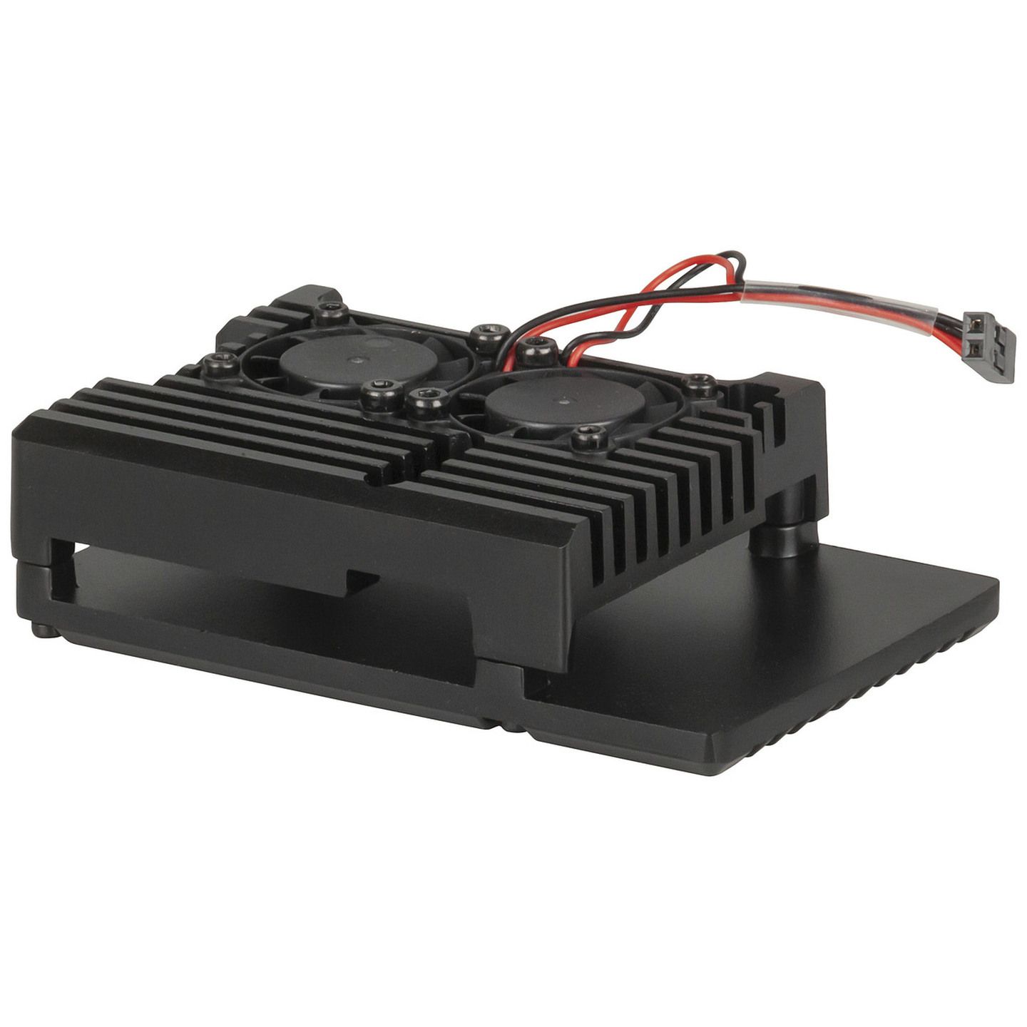 Raspberry Pi 4 1GB RAM + Case + Fan + Heat Sinks + Power Adapter