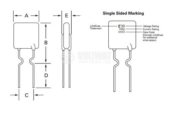 Resettable Fuse 30V PTC Polymer