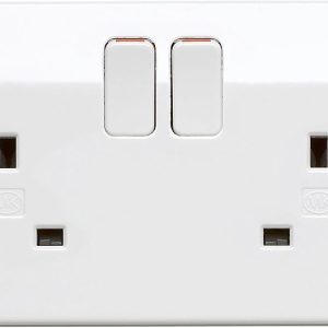 Double Switch Socket Outlet Industrial 13A
