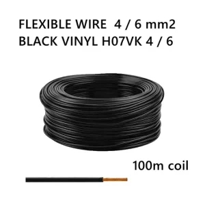 Flex Cable 3 Core 2.5mm² Black