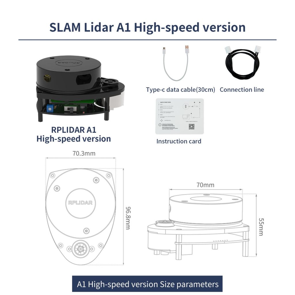 RPLIDAR C1 LiDAR RPLIDAR C1 Sensor
